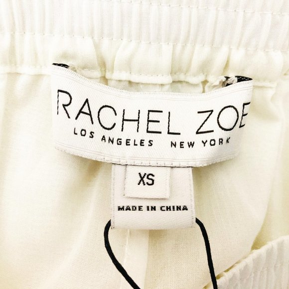 Rachel Zoe XS Silk Blend Ecru Stephanie Embroidered Shorts NWT - Picture 5 of 9